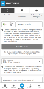 Registro en Megapari1